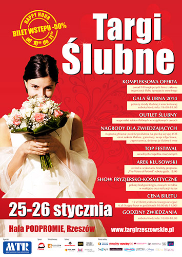Plakat A2 wersja Pionowa Slub 20141m